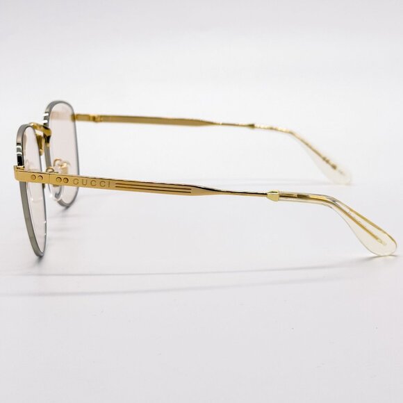 NEW GUCCI GG1367S 001 SUNGLASSES WOMEN GOLD EYEWEAR - Picture 6 of 11